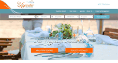 Desktop Screenshot of edgewatervacationhomes.com